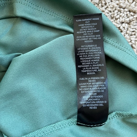 Studio 1886 Shirred Tiered Maxi Dress Sage Green - Picture 6 of 11